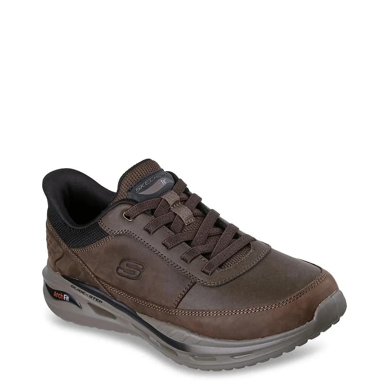 Men's Hands Free Slips-In Archfit Orvan Leather Shoe