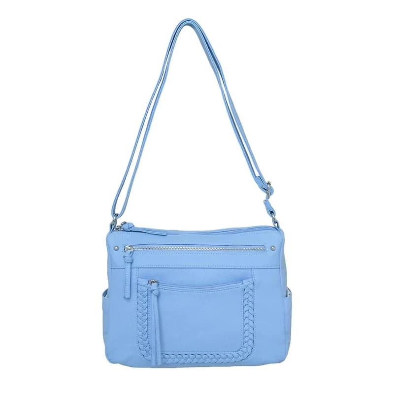 Braided Flap Crossbody