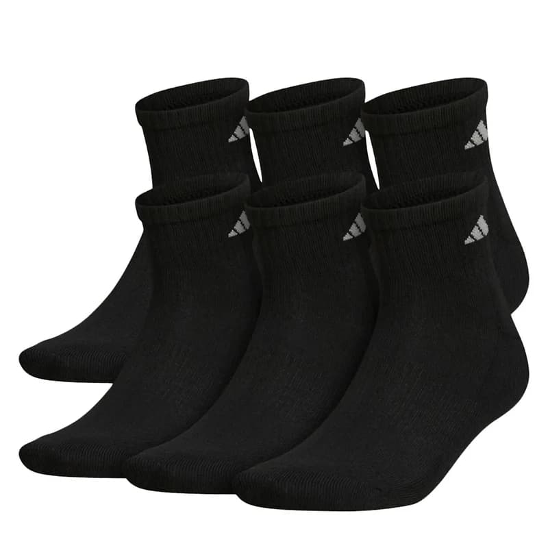 Men's 6-Pack Cushioned Crew Socks