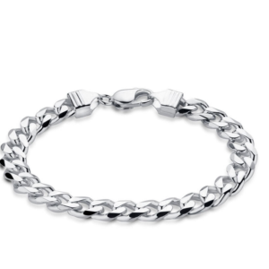 21 cm Curb Bracelet Stainless Steel (8.5)