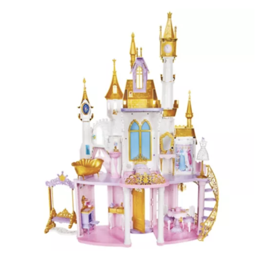 Disney Princess Ultimate Celebration Castle Doll House with Musical Fireworks Show