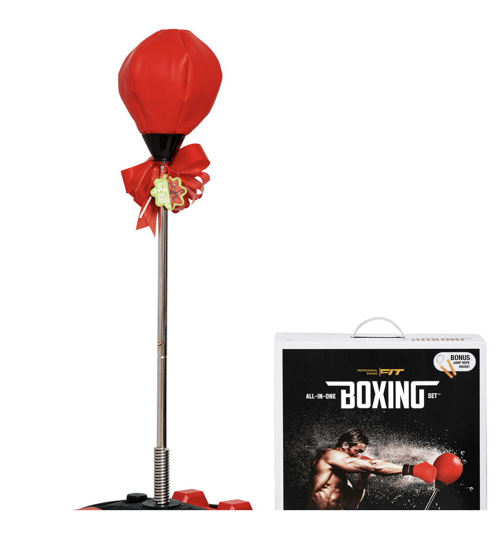 Protocol Boxing Set with Gloves and Jump Rope