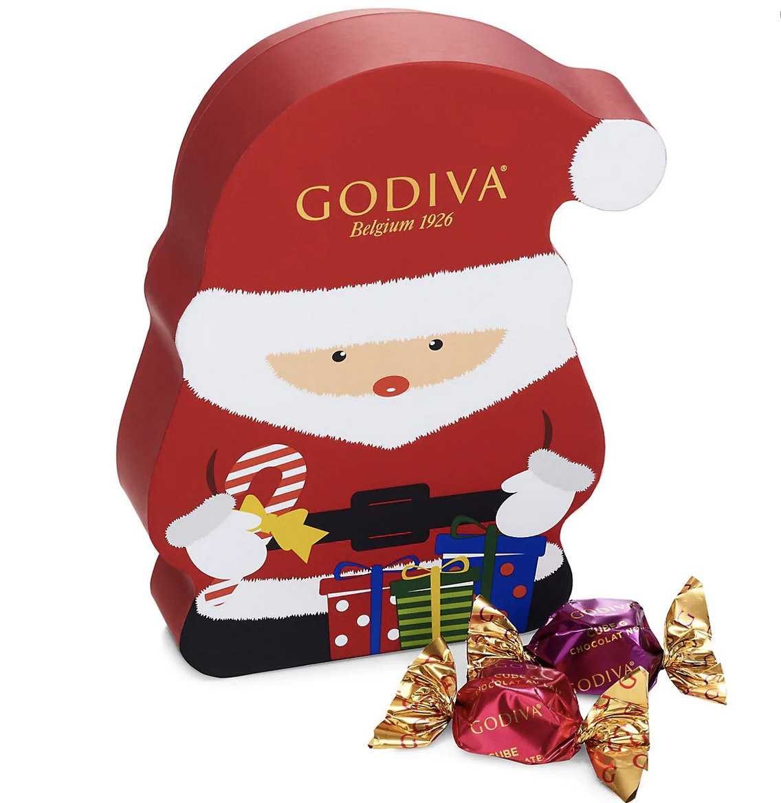 Godiva 8-Piece Santa Box Milk Chocolate