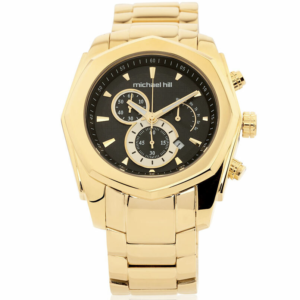 Men’s Chronograph Watch in Gold Tone Stainless Steel