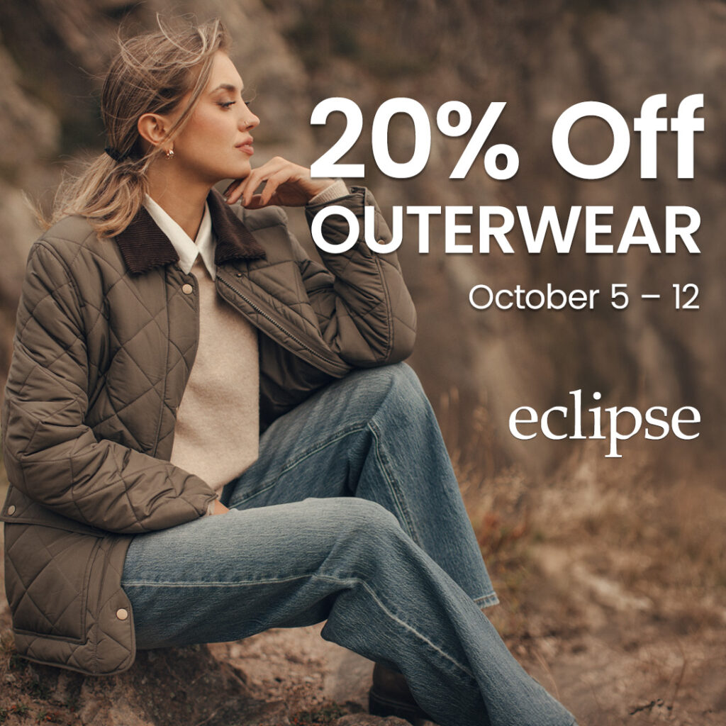 The forecast calls for a new jacket. Get 20% Off Outerwear